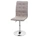 Produktbild Mendler Esszimmerstuhl HWC-C41, Stuhl Küchenstuhl, höhenverstellbar drehbar, Stoff/Textil - Creme-grau