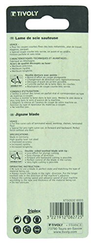 Tivoly XT505326003 Saw Blades, Grey, Set of 2, Gray - Image 2