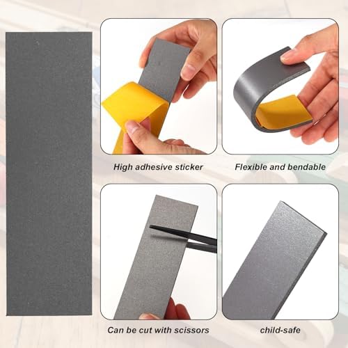 Weights for Pinewood Derby, 3oz Flexible Strip Adhesive Tungsten Weights Alternative Compatible with Pinewood Racing Cars Easy to Cut & Customize for Maximum Speed (Gray) - 5