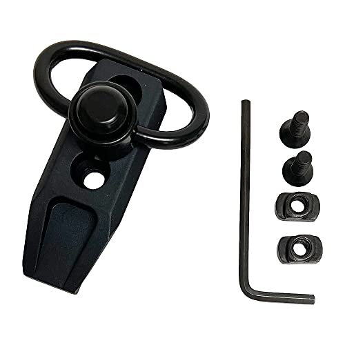 TPO QD Sling Swivel Mount Quick Detach Sling Attachment with Push Button for Mlock (Wedge)