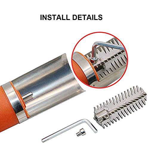 Electric Fish Scaler,Powerful Cordless Fish Scaler Scale Scraper Remover Cleaner Skinner Kit Build In 12V Rechargeable Battery #TOP6