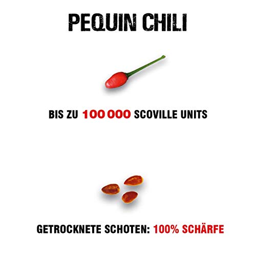 Scovillas Pequin Chili Schoten, getrocknet, 30g
