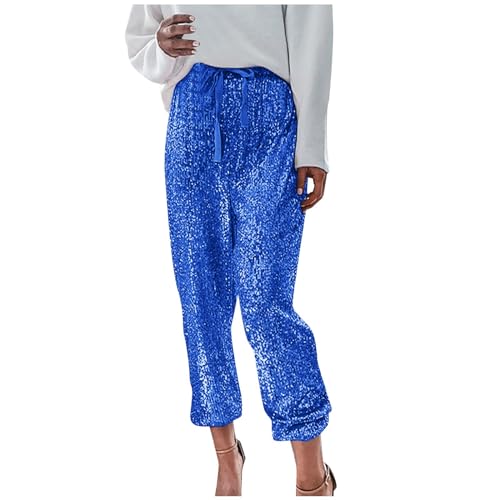 Leggings con lentejuelas de cintura alta ideales para lucir a la moda en eventos informales