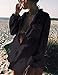 Bsubseach Long Sleeve Beach Shirt Blouses Women Turn Down Collar Bikini Bathing Suit Cover Ups Swimwear Black