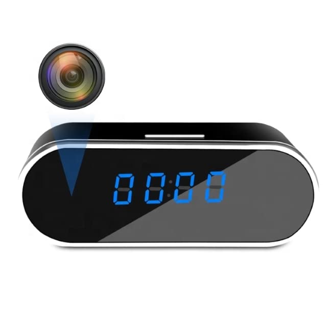 Buy TECHNOVIEW Wifi 1080p FHD Digital Table Clock Camera Wireless Video