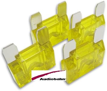Audiobahn AMAX20, 20A Maxi-Fuse, 4 Pieces