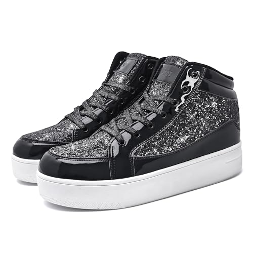 Image of IGxx Women Platform Glitter Sparkly Dressy Sequin Disco Sneakers