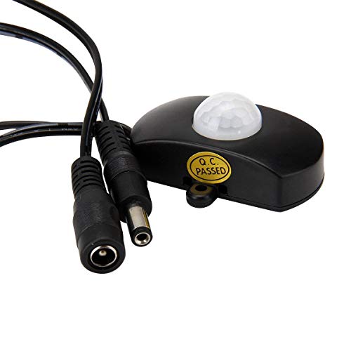 Supernight Dc 5V-24V 5A Pir Motion Activated Sensor Switch With Dc Coupler Cable For Led Strip Light #TOP1