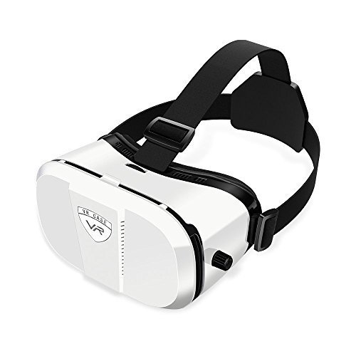 Merope Virtual Reality Headset 3D Glasses (White)