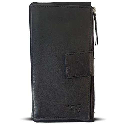 Preisvergleich Produktbild Damen Geldbörse - Portemonnaie Leder