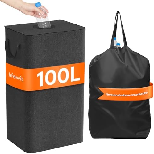 Lifewit 100L Pfandflaschen Sammelbehälter...