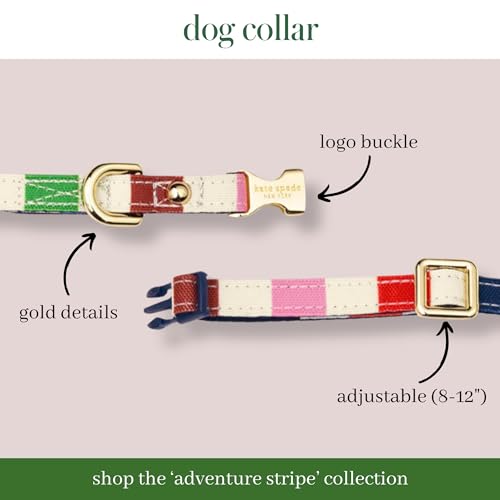 Kate-Spade-New-York-Cute-Dog-Collar-Metal-Buckle-Adjustable-for-Female-Male-Dogs