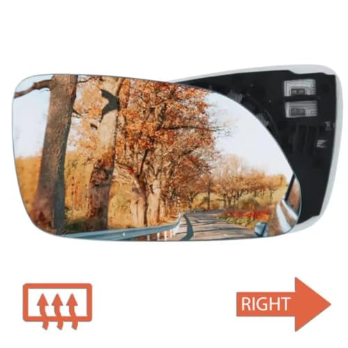 Verre de rétroviseur chauffant VW Polo 9N droit 2005-2009