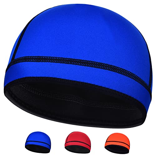 Image of DEHAI Neoprene Diving Hood Wetsuit Swimming Caps for Womens Mens Youth, 2mm 3mm Thermal Water Beanie Hat Keep Long Hair Dry for Curly Locs Braids