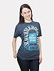Out of Print Unisex/Men's Dystopian Literary Classics Book-Themed Tee T-Shirt, Slaughterhouse-five - Indigo, XS #2