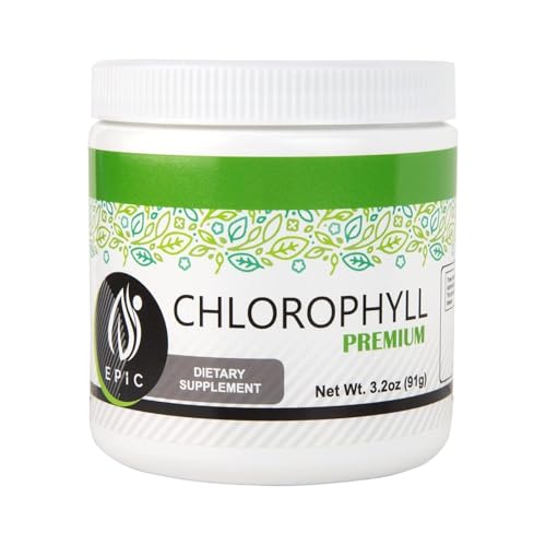Epic Black Label Premium Chlorophyll Powder Dietary Supplement. Natural Chlorophyll