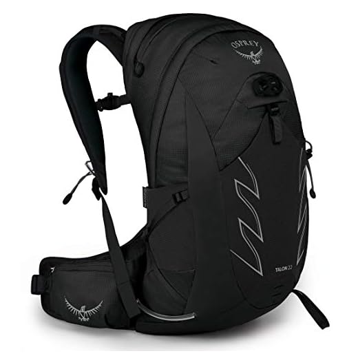 Osprey Talon 22 Men's Hiking Backpack, Stealth Black, Small/Medium