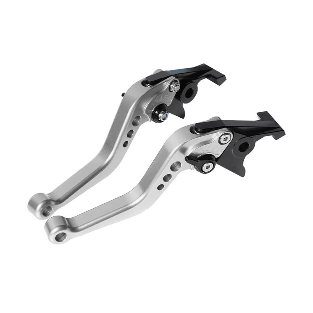 Motorcycle Clutch Lever CNC Short Adjustable Brake Clutch Levers + Handlebar for CF&MOTO 250SR 300SR 450SR 800MT Motorcycles - Black Red G