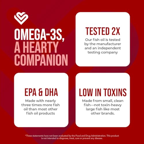 Heart Health Essentials: Omega 3 Fish Oil with Vitamin E – EPA & DHA Supplement for General Wellness and Heart Function - Image 5