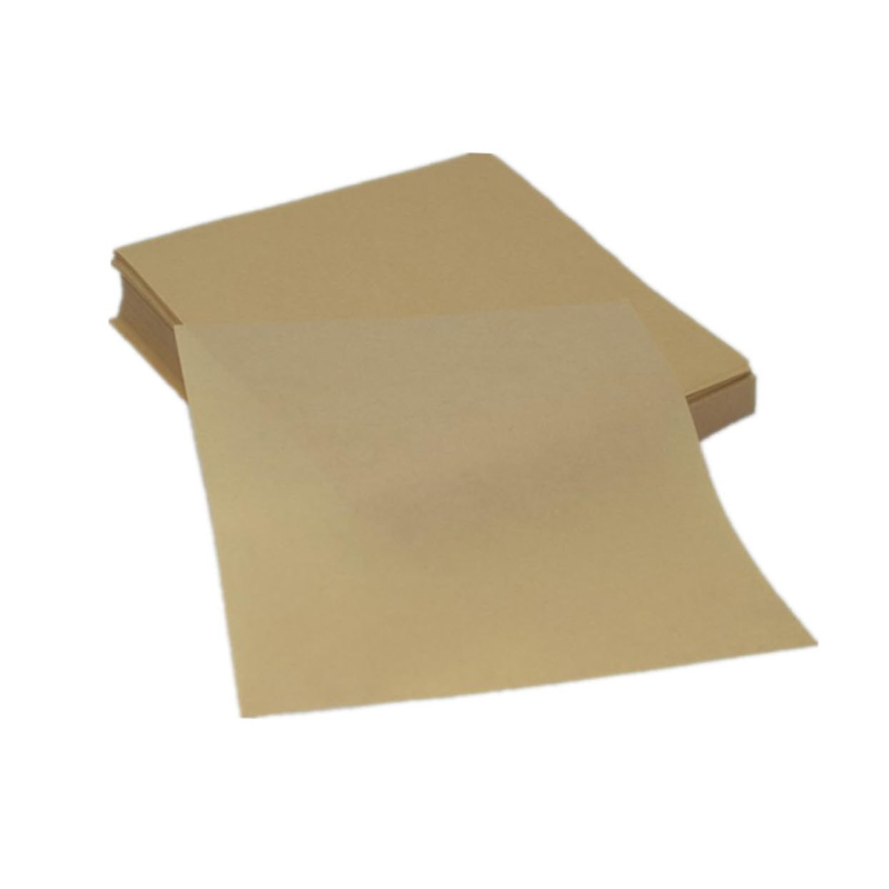 ERINGOGO 100 pièces Papier Cuisson Prédécoupé Non Blanchi Papier Antiadhésif Résistant Haute Température pour Cuisson Barbecue Pâtisserie et Grillades Cuisine