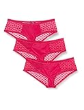  Amazon-Marke: Iris & Lilly Damen Freche Hipster, 3er-Pack, Pink (Granita), M, Label: M