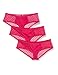Produktbild Amazon-Marke: Iris & Lilly Damen Freche Hipster, 3er-Pack, Pink (Granita), XXL, Label: XXL