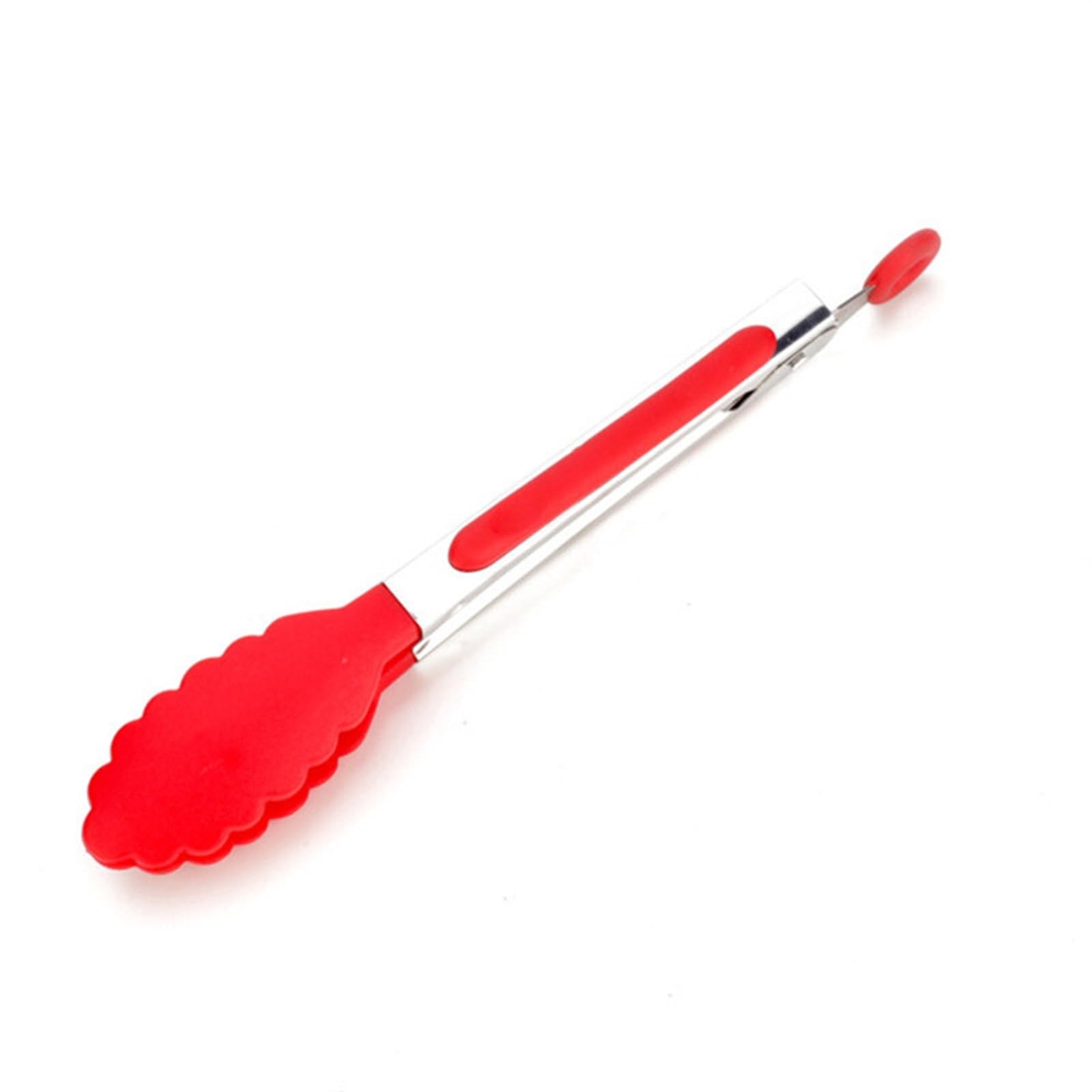 Pęseta do usuwania włosów pęseta do żywności silikonowy antypoślizgowy klips do gotowania zacisk narzędzia sałatkowe grill akcesoria kuchenne pęseta (Rojo)