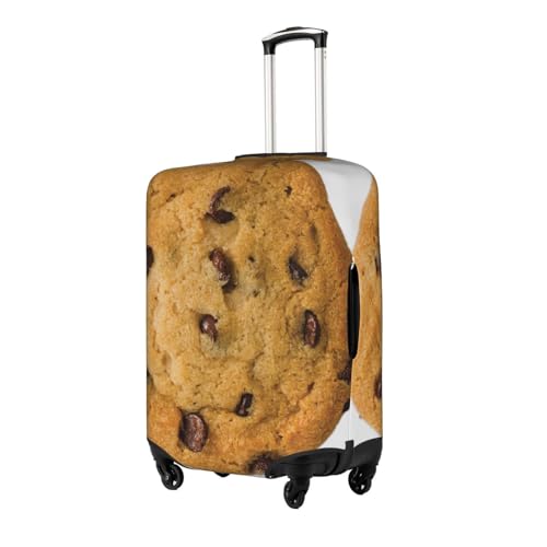 Housse de bagage Large blanc avec imprimé biscuit chocolat pour protéger vos valises de vacances - 2