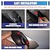 Winjet Fog Light Bezels For 2013 2014 2015 2016 Toyota 86/Scion FR-S,Black PC Material Fog Light Cover Replacement A Pair Fog Light Bezel Cover Driver & Passenger Side Fog Lamp Bezels