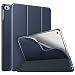 Produktbild MoKo Hülle Kompatibel für iPad Mini 5th Generation 7.9" 2019/iPad Mini 4 2015, PU Leder Tasche Schutzhülle mit Transluzent Rücken Deckel Auto Schlaf/Wach Funktion - Indigo