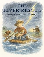 The River Rescue: Davey Counts His Blessings (Life Lessons for Kids by Oliver Grant & Isaiah Drew) B0FQ35KDPK Book Cover