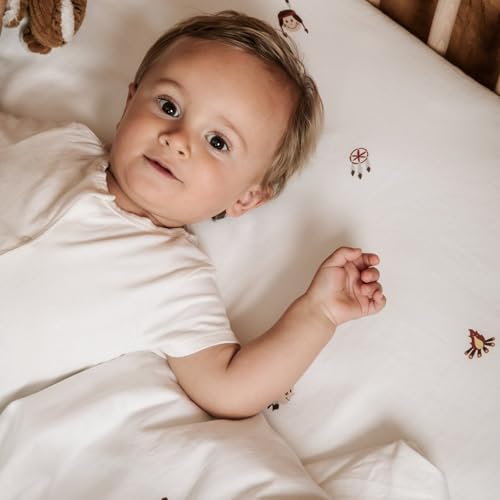 Drap housse lit bébé coton biologique plume Kadolis - 6