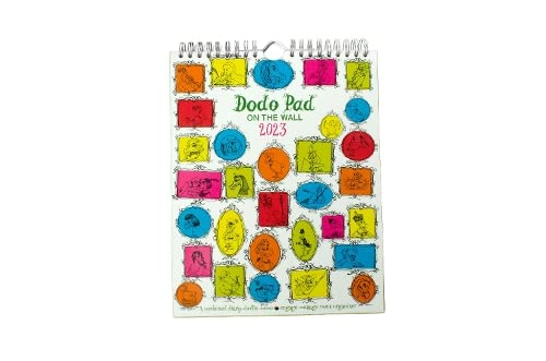 Dodo Pad On The Wall 2023 - Calendar Year Wall Hanging Week to View Calendar Organiser (Dodo Pad On The Wall 2023 - Calendar Year Wall Hanging Week to ... UK made, sustainable, plastic free)