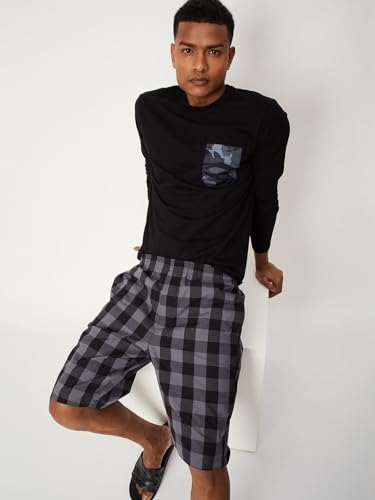 Image of Max Men Camouflage Printed Slim Fit Pocket T-Shirt