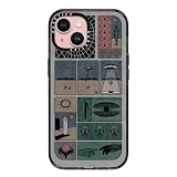 CASETiFY インパクト iPhone 15 ケース [MIL規格準拠 (4x MIL-STD-810G)/2.5mからの落下試験をクリア/MagSafe に対応] - Research by Other Minerals - ブラック