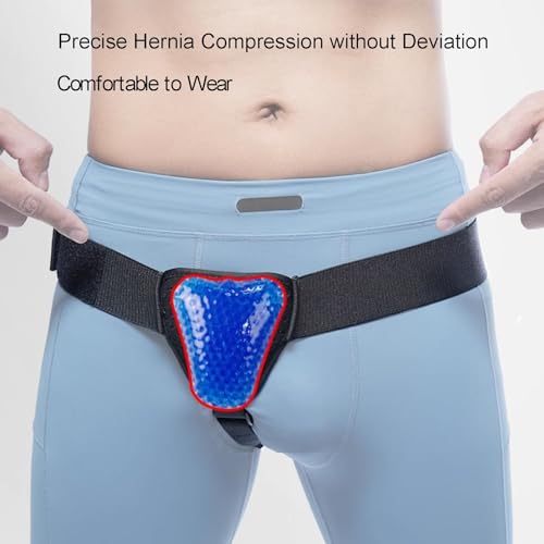 Faja para Hernia Masculina Ajustable con Compresa Fría/Caliente miniatura 7