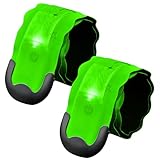 Fitense 2Pcs Reflective LED Armbands for Running - 5 Colors & 3 Modes Running Lights for Runners,...