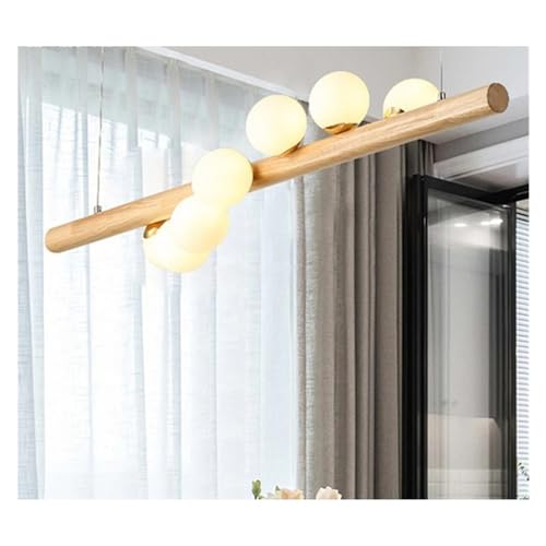 Lustre rondin LED pour éclairer une pièce sombre et un grand escalier