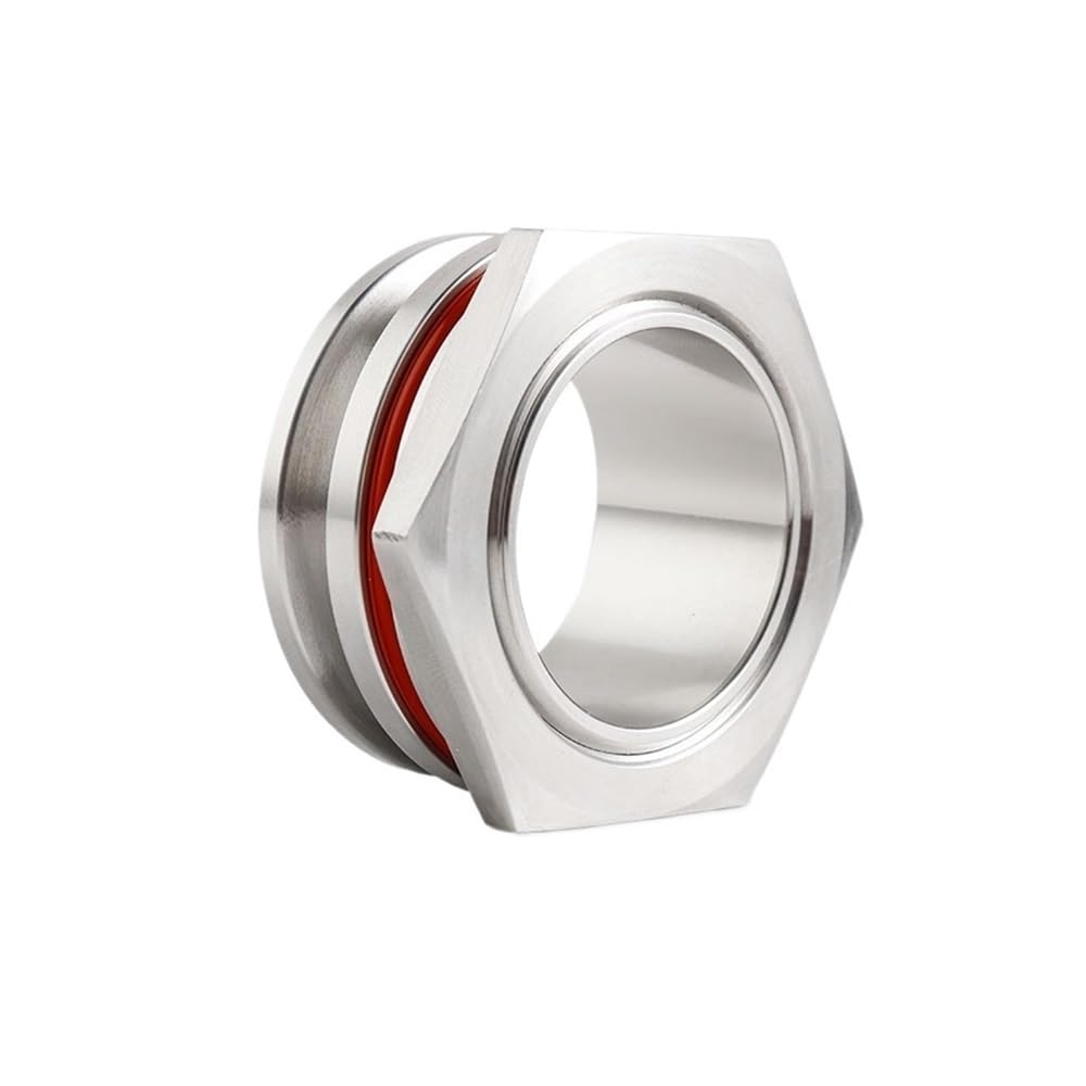 Ferrule Tube Fitting Stainless Steel Weldless Bulkhead with Gasket, Fitting, 1.5in 2in Tri-Clamp Compression(1.5inch)
