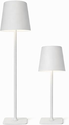 Miniatura 8 de Paquete de 2 Lámparas de Mesa Inalámbricas Recargables, Lámpara de Mesa Inalámbrica Operada por Batería de 4000mAh, Lámpara de Mesa LED de 3 Colores