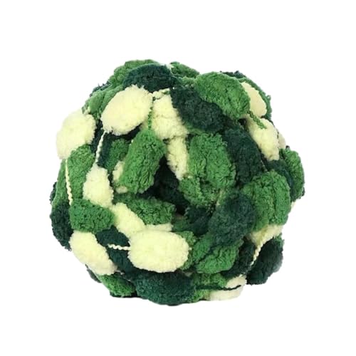 2 Skein Palette Color Chunky Yarn Pomp-A-Doodle Yarn,Pom Yarn Soft Ball Yarn for Crocheting,Plush Yarn for Knitting Blanket Rugs Sweater Bag Cushion (Beige Green Olive) by Zhiheng - Used condition - US$9.13