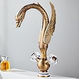 La sortie d'eau Mitigeur Salle de Bain Retro peut être tournée à 360°, offrant une plage de débit d'eau plus large, facile à utiliser et flexible pour répondre aux besoins en eau sous différents angles.