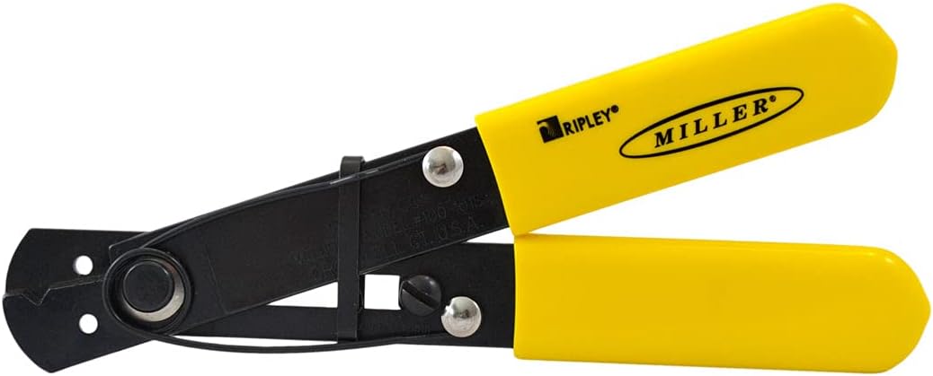 Miller 101-S Adjustable Wire Stripper for Working Technicians, Electricians, and Installers, Grounded
