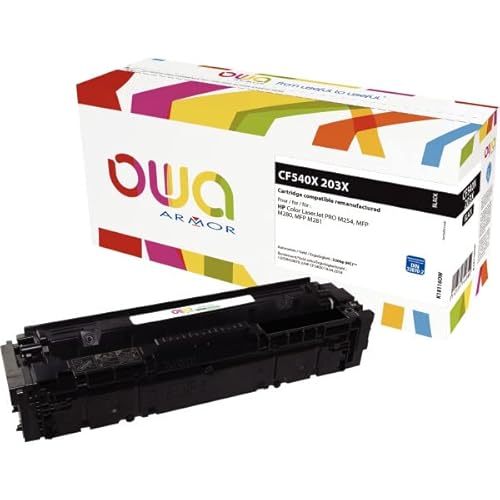 Armor Owa - Schwarz - Kompatibel - Tonerpatrone (Alternative Zu: Hp 203X) - Für Hp Color Laserjet Pro M254Dw, M254Nw, Mfp M280Nw, Mfp M281Cdw, Mfp M28