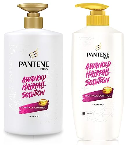Image of Pantene Advanced Hairfall Solution, Hairfall Control Shampoo, Pack of 1, 1000ML & Pantene Advanced Hairfall Solution, Hairfall Control Shampoo, Pack of 1, 650ML, Pink
