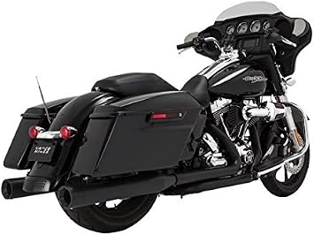 Vance & Hines 46714 Black Eliminator 400 Slip-on Mufflers for 2017-Newer Harley-Davidson M8 Touring Models