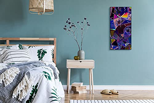 Horloge sur Toile Chambre Parentale Image Multicolore Moderne