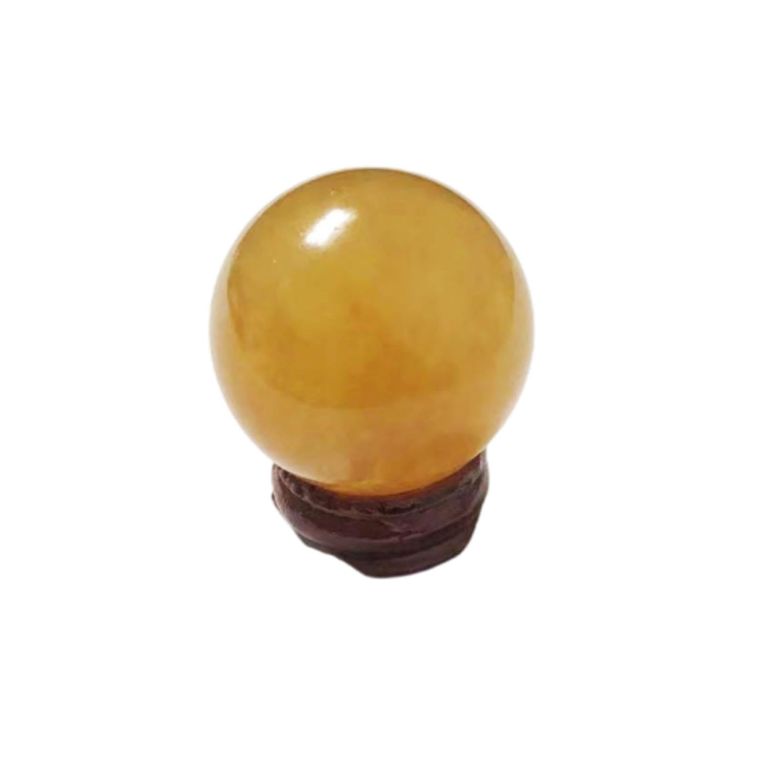 SHFTQXSLAT Crystal Ball Ornaments raw Stone Polished Various Materials Living Room Office Home Relocation,A-40mm