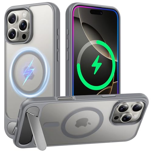 Coque iPhone 16 Pro Max avec béquille réglable pour visionner vos vidéos les mains libres