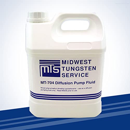 Midwest Tungsten Diffusion Pump Oil - One Gallon - High Vacuum - Dow Corning Equivalent - for Higher Resistant from Hydrolysis & Oxidation, Free MSDS Sheet (MT-704)